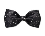 Swarovski Crystal Rhinestones Wedding Bow Tie for Men - Noble Black