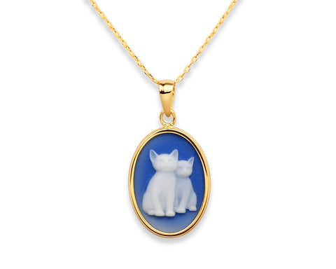 Cameo Necklace Costume Jewelry Gift for Women