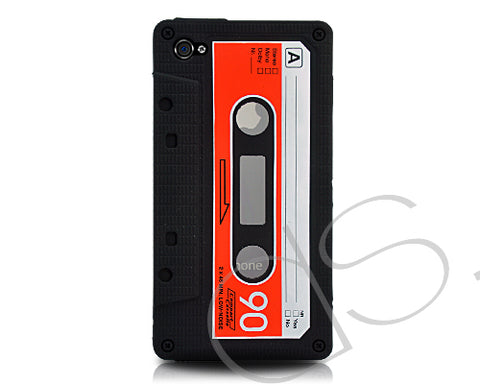 Tape Series iPhone 4 Silicone Case - Black