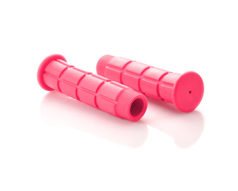 2 Pcs Simple Silicone Cycling Bike Handlebar Grips - Pink