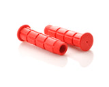 2 Pcs Simple Silicone Cycling Bike Handlebar Grips - Red