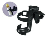 Adjustable Rotatable Bicycle Water Bottle Holder - Black