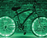 2M Cycling Bicycle Wheels Waterproof LED Safety Light 1 Pc