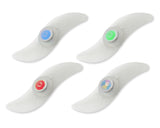 6 Pcs Colorful LED Water Resistant Bike Wheel Light