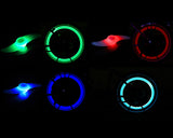 6 Pcs Colorful LED Water Resistant Bike Wheel Light