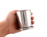 Stainless Steel Collapsible Cup - Silver