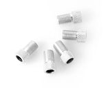 5Pcs Presta to Schrader Fixie Bike Tire Tube Pump Valve Adapter-Silver