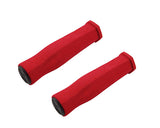 2 Pcs Soft Sponge Cycling Fixed Gear Bike Handlebar Grips - Red