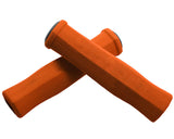 2 Pcs Soft Sponge Cycling Fixed Gear Bike Handlebar Grips - Orange