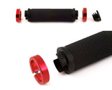 2 Pcs Rubber Cycling Mountain Bike Road Bike Handlebar Grips - Red