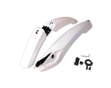 Mountain Bike Fenders with LED Light Adjustable Front and Rear Mudguard