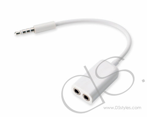 3.5mm Splitter Cable for Stereo Audio Headphone