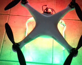 DJI Phantom Quadcopter Night Flight Red and Green LED Navigation Light