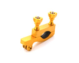 GoPro Adjustable Alloy Bike Handlebar Mount for All Hero Cameras -Gold