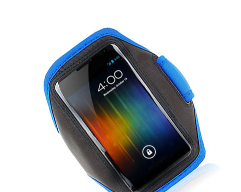 Running Armband for 5-inch Smartphone - Blue