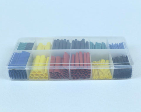 280 Pcs Heat Shrink Tubing Cable Wrap Kit with Storage Box