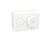 Protective Silicone Case/ Lens Cap for Xiaomi Yi Action Camera - White