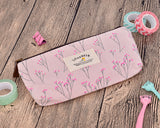 Floral Canvas Pen and Pencil Case