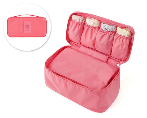 Travel Underwear Organizer Pouch - Pink