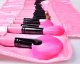 24 Pcs Professional Makeup Brush Set - Pink