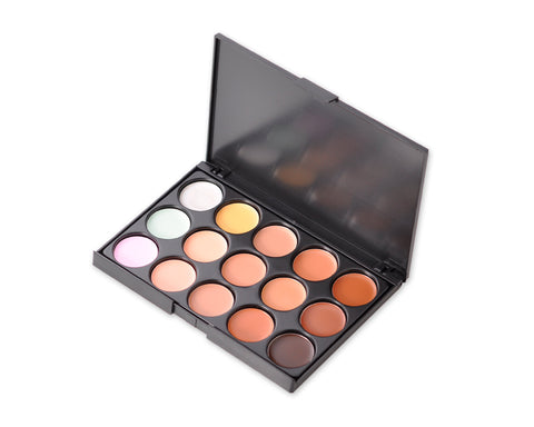 15 Colors Cream Makeup Blush Concealer Palette