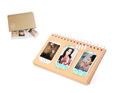 Retro Book Photo Album for Fujifilm Instax Mini Films - Frame