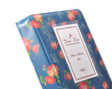 Retro Rose Photo Album for Fujifilm Instax Mini Films - Blue