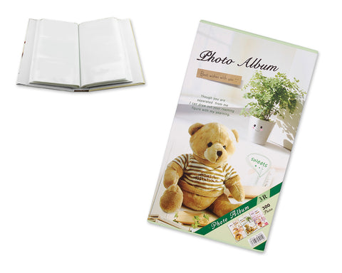 Bear Photo Album for Fujifilm Instax Wide 210/ 200/ 300 Films - Green