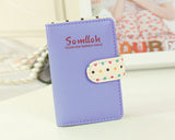 Cute Card Holder Photo Album for Fujifilm Instax Mini Films - Purple