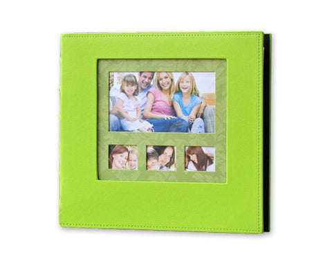 PU Leather Photo Album for Fujifilm Instax Wide 210/200/300 Film-Green