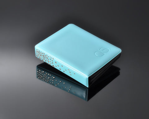 Swarovski Crystal Photo Album for Fujifilm Instax Mini Films -Sky Blue