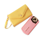 Zipper Casio EX-TR350 Leather Case - Yellow