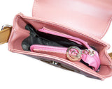 Retro Fujifilm Instax Mini Camera Leather Bag - Pink