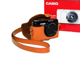 Retro Casio Exilim EX-H50 Digital Camera Leather Case