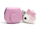 Leather Camera Case for Fujifilm Instax Mini Hello Kitty