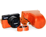 Retro Canon EOS M10 Leather Camera Case