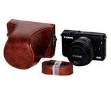 Retro Canon EOS M10 Leather Camera Case