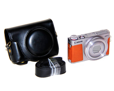 Retro Canon PowerShot G9 X Leather Camera Case