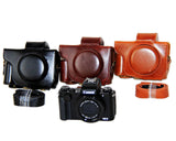 Retro Canon PowerShot G5 X Leather Camera Case