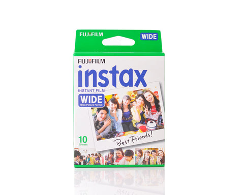 Fujifilm Instax Wide Film for Fuji Instant Film Camera, 10 Sheets/Pack