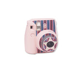 Stripe Camera Sticker for Fujifilm Instax mini 8 - Pink