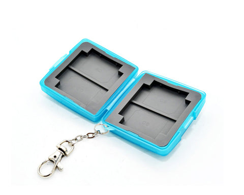 Camera Memory Cards Storage Case - Blue