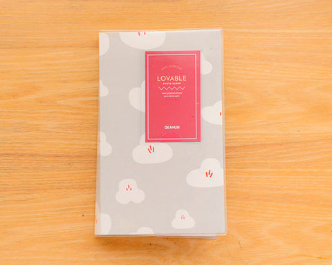 Lovable Card Holder Photo Album for Fuji Instax Mini Films - Cloud