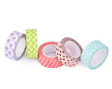 5 Pcs Washi Masking Tape Craft Decoration