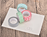 5 Pcs Washi Masking Tape Craft Decoration