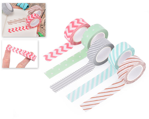 5 Pcs Washi Masking Tape Craft Decoration