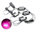 4 x 3 LED 12V Car Charge Interior Atmosphere Lights