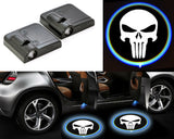 2 Pcs Wireless Car Door Shadow Laser Projection Logo LED Light