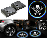 2 Pcs Wireless Car Door Shadow Laser Projection Logo LED Light