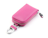 Zipper Leather Car Key Chains